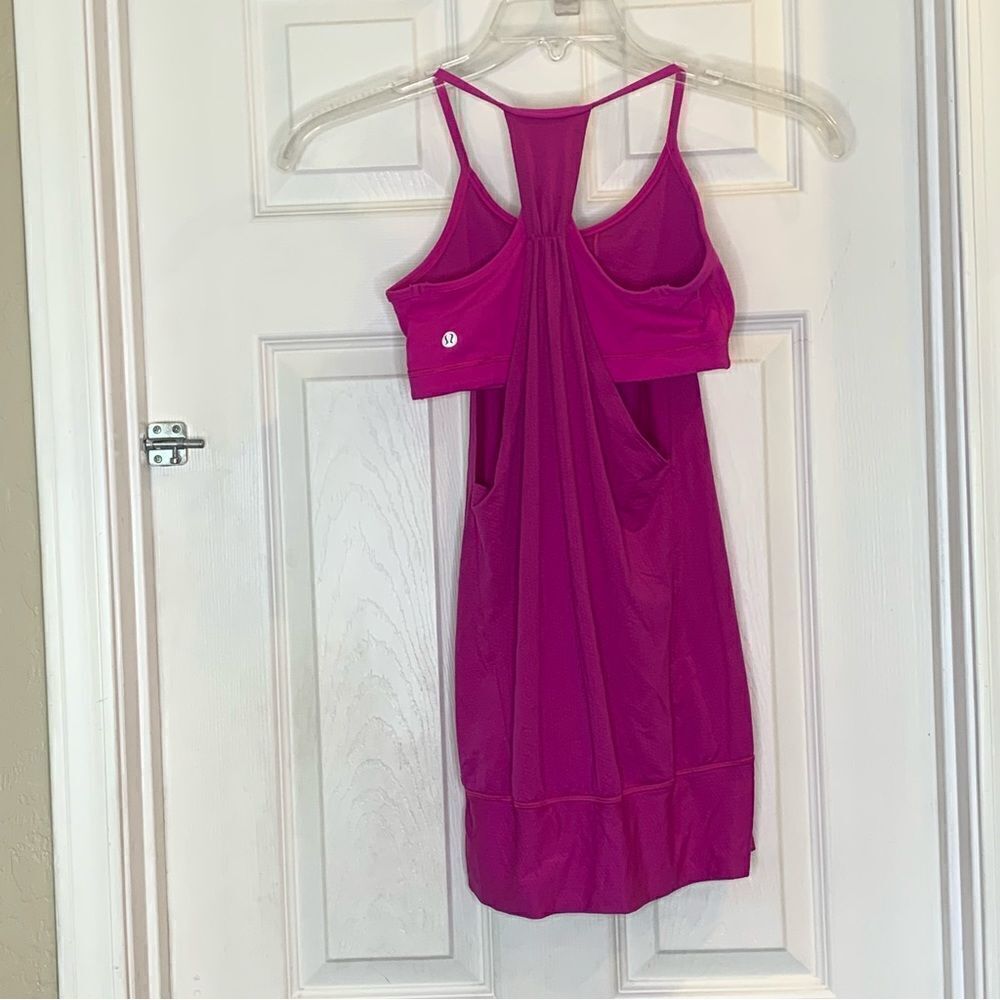 Lululemon No Limits Tank Raspberry Size 4 - image 2